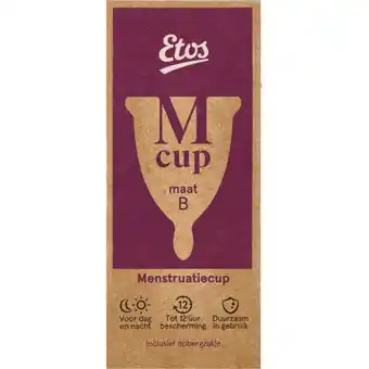 Albert Heijn Etos menstruatie cups b aanbieding