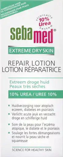 De Online Drogist Sebamed lotion repair 10% urea 200ml aanbieding