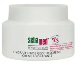 De Online Drogist Sebamed hydraterende gezichtscrème pot 75gr aanbieding