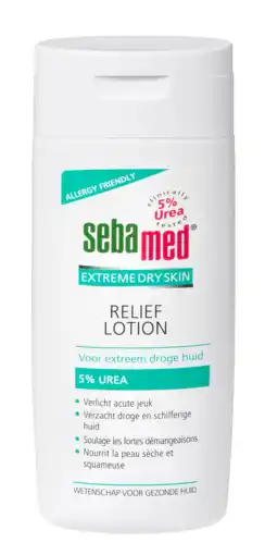 De Online Drogist Sebamed lotion relief 5% urea 200ml aanbieding