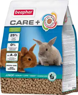 Intratuin Beaphar konijnenvoer care+ junior 1,5 kg aanbieding