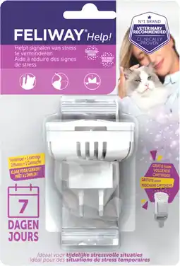 Intratuin Feliway help! anti stress diffuser + cartridge aanbieding