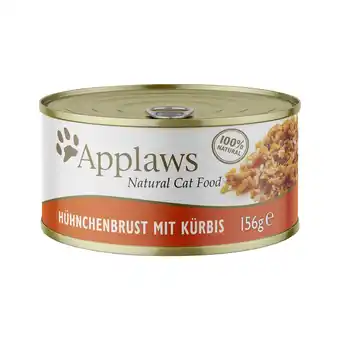 Zooplus 24x156g kip & pompoen applaws kattenvoer aanbieding