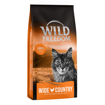 Zooplus 2x6,5kg wild freedom adult wide country gevogelte kattenvoer droog aanbieding