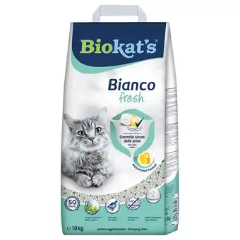 Zooplus 10kg bianco fresh biokat's kattenbakvulling aanbieding