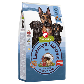 Zooplus 10kg granatapet senior kalkoen hondenvoer aanbieding