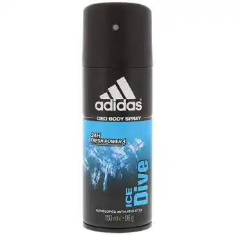 Action Adidas deodorant Ice Dive 150ml aanbieding