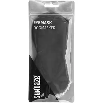 Blokker Sundaze oogmasker - zwart aanbieding