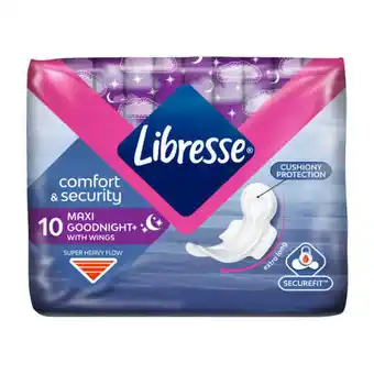 Coop Libresse maandverband maxi night wing aanbieding