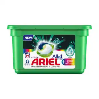 Coop Ariel wasmiddel 3 in 1 pods + unstoppables aanbieding