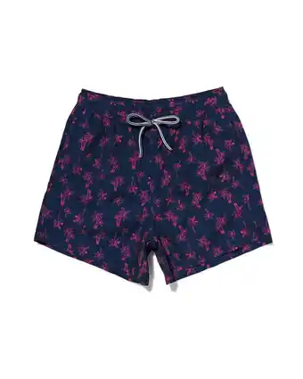 HEMA Hema heren zwembroek palmboom donkerblauw (donkerblauw) aanbieding