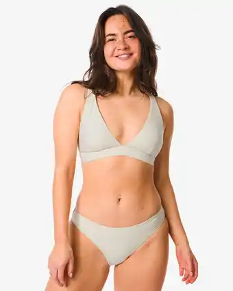 HEMA Hema dames triangel bikinitop ecru (ecru) aanbieding