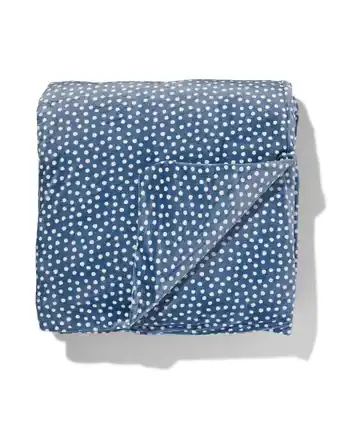 HEMA Hema verzwaarde deken 200x150 6.8kg blauw aanbieding