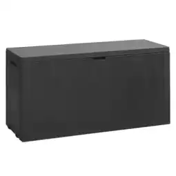 Leen Bakker Keter emily opbergbox - 118x45x57 cm - 270l - grafiet - leen bakker aanbieding