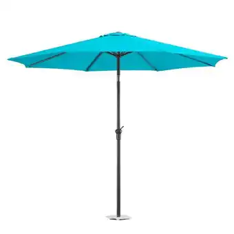 Leen Bakker Le sud parasol blanca - aqua - ø250 cm - leen bakker aanbieding