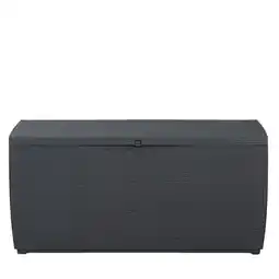 Leen Bakker Opbergbox capri 302l - antraciet/grijs - 123x53,5x57 cm - leen bakker aanbieding