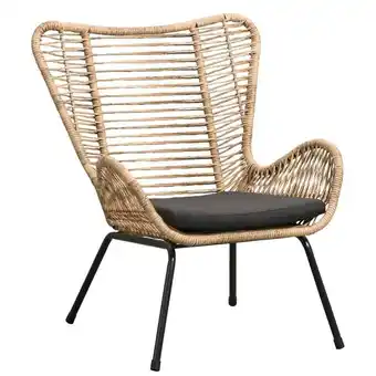 Leen Bakker Le sud loungefauteuil monte carlo - naturel - leen bakker aanbieding