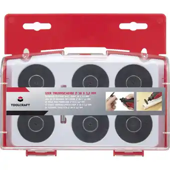 Conrad Toolcraft to-6449343 doorslijpschijfset 38 mm 1 set(s) metaal, rvs, steen, tegels, marmer, kunststof aanbieding