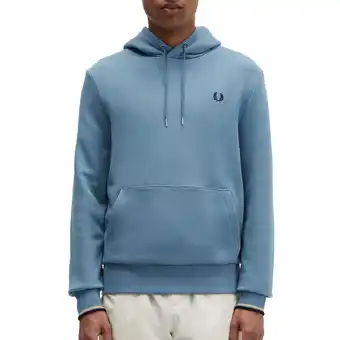 Plutosport Fred perry tipped hoodie heren aanbieding