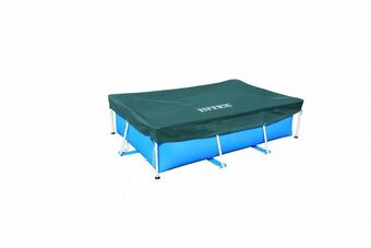 Welkoop Intex frame pool afdekzeil - zwembaden - grijs - 300x200cm - rechthoekig aanbieding