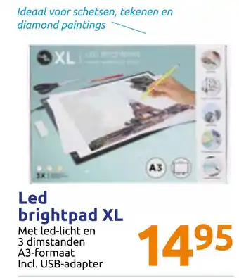 Action Led brightpad XL aanbieding