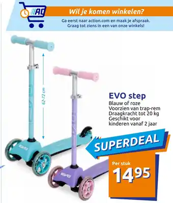 Action EVO step aanbieding