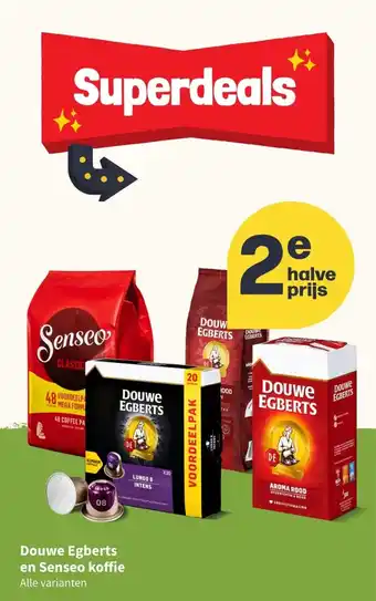 Picnic Douwe Egberts en Senseo koffie aanbieding