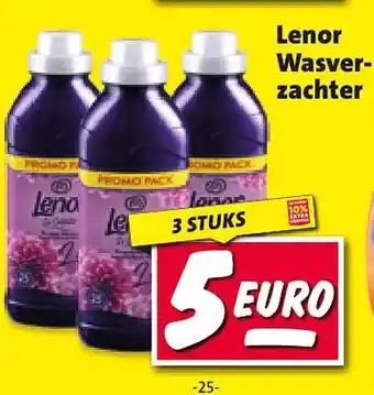 Nettorama Lenor wasverzachter aanbieding