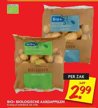 Dekamarkt Bio+ Biologische Aardappelen Kruimig Of Vastkokend aanbieding