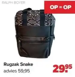 Baby-Dump Rugzak snake aanbieding