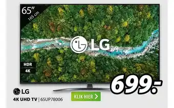 Expert LG 4K UHD TV | 65UP78006 aanbieding