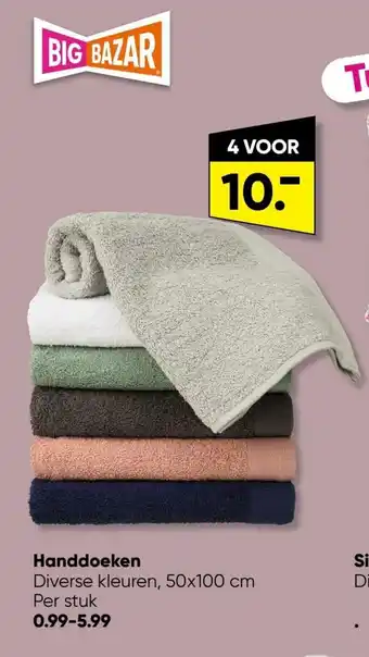 Big Bazar Handdoeken aanbieding