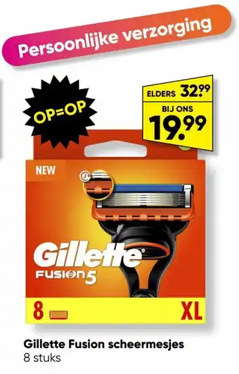 Big Bazar Gillette Fusion scheermesjes aanbieding