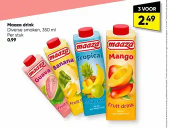 Big Bazar Maaza drink aanbieding