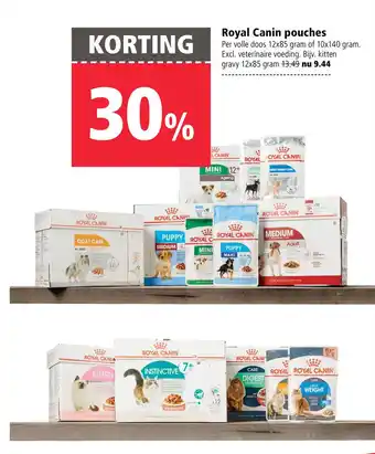 Welkoop Royal Canin pouches aanbieding