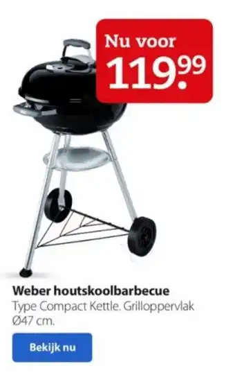 Pets Place Weber houtskoolbarbecue aanbieding