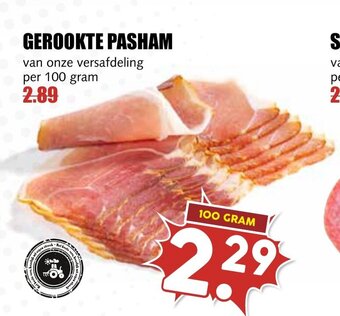 De Boerenschuur GEROOKTE PASHAM aanbieding