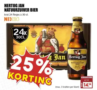 De Boerenschuur HERTOG JAN NATUURZUIVER BIER aanbieding