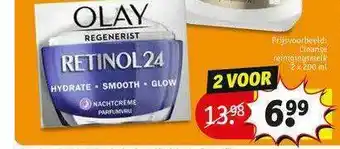 Kruidvat Olay Cleanse Reinigingsmelk 200ml aanbieding