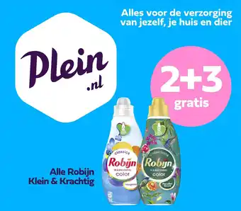 Plein.nl Alle Robijn Klein & Krachtig aanbieding