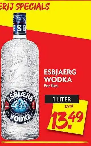 Dekamarkt Esbjaerg Wodka aanbieding