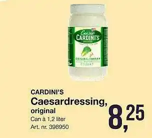 Bidfood Cardini's Caesardressing, Original 1.2 liter aanbieding