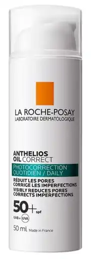 De Online Drogist La roche-posay anthelios oil correct - dagelijkse matterende zonnebrandcrème spf50 50ml aanbieding