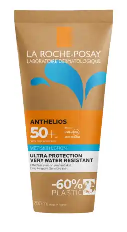 De Online Drogist La roche-posay athelios wet skin lotion spf50+ 200ml aanbieding