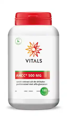 De Online Drogist Vitals ahcc 500 mg capsules 180cp aanbieding