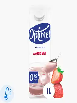 Flink Optimel yoghurt aardbei 1l aanbieding