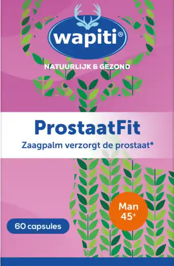 De Online Drogist Wapiti prostaatfit capsules 60cp aanbieding