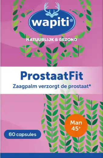 De Online Drogist Wapiti prostaatfit capsules 60cp aanbieding