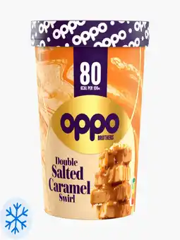 Flink Oppo double salted caramel 475ml aanbieding