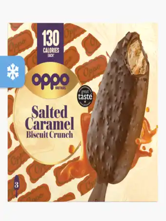 Flink Oppo salted caramel sticks 3x80ml aanbieding